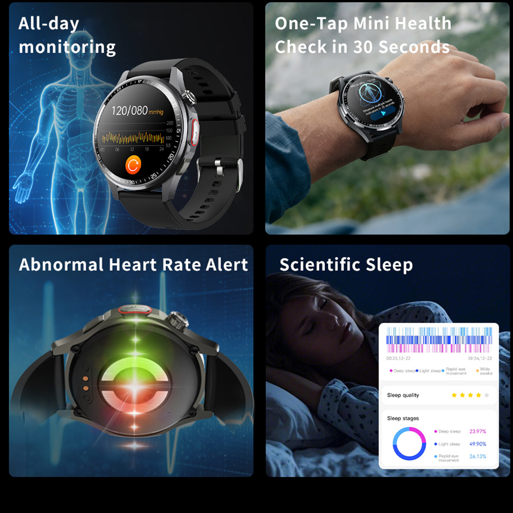Men Smart Watch Ultra HD Scree - Fall Detection Watch 评论和价格