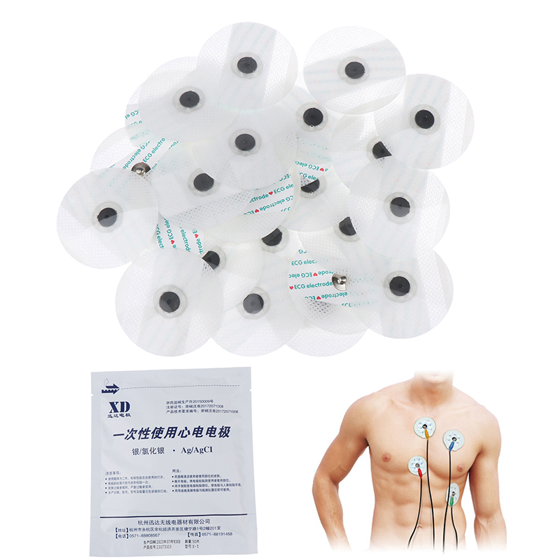 10/50Pcs ECG Electrodes Medica - Ecg Patch Monitor 评论和价格
