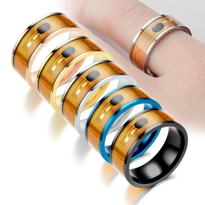 Luxury NFC Stainless Steel Pho - Smart Ring Nfc Pay 评论和价格