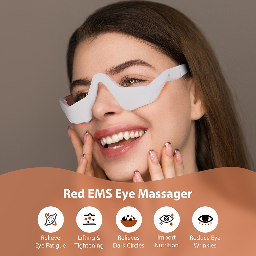 Eye Massager Under Eye Red Lig - Light Therapy Glasses 评论和价格