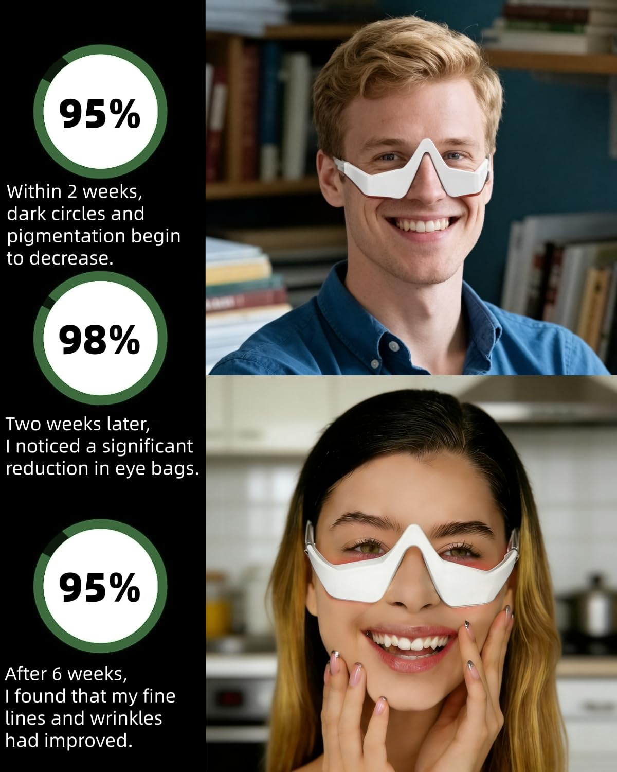 Under Eye Red Light Therapy De - Light Therapy Glasses 评论和价格