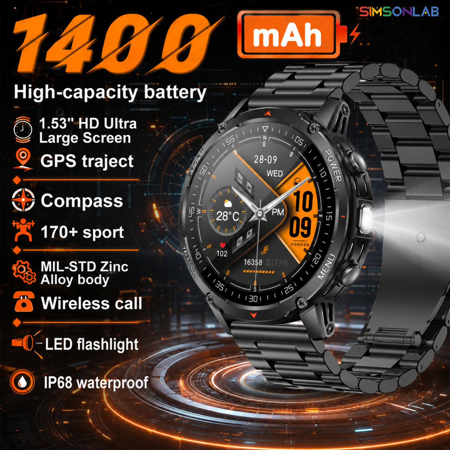 2026 New 1400mAh Military GPS  - Smart Insole Pressure 评论和价格